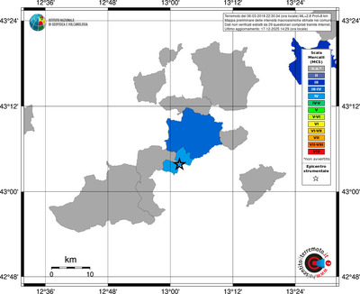 Mappa MCS - territori comuni