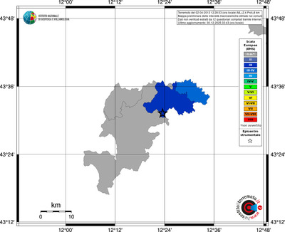 Mappa EMS - territori comuni