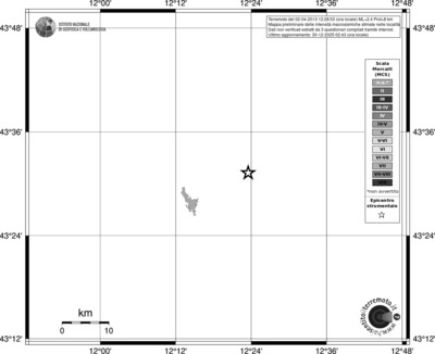 Mappa MCS - territori località