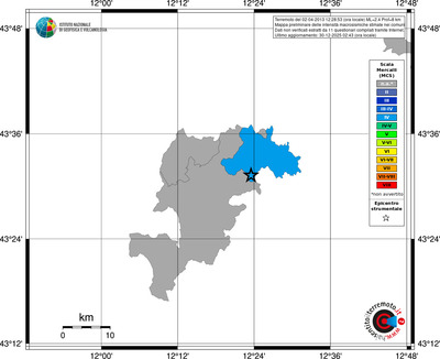 Mappa MCS - territori comuni