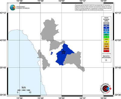 Mappa EMS - territori comuni