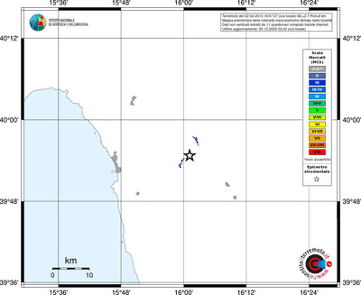 Mappa MCS - territori località
