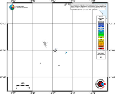 Mappa MCS - territori località