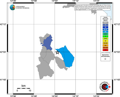 Mappa MCS - territori comuni
