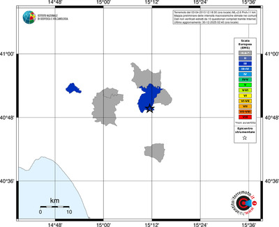 Mappa EMS - territori comuni