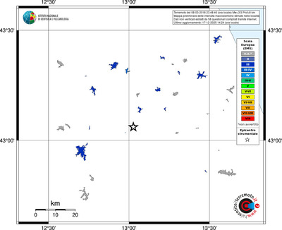 Mappa EMS - territori località