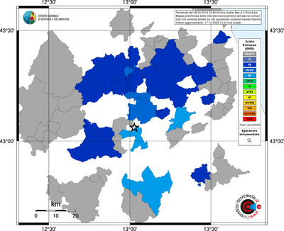 Mappa EMS - territori comuni