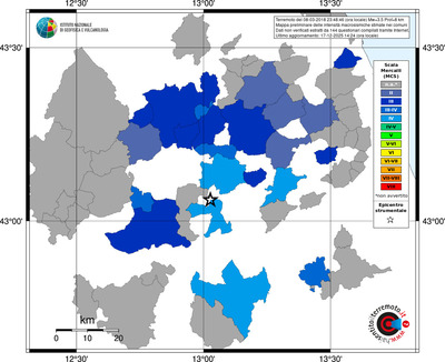 Mappa MCS - territori comuni