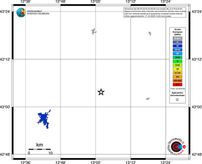 Mappa EMS - territori località