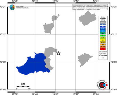 Mappa EMS - territori comuni