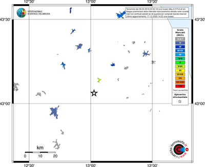 Mappa MCS - territori località