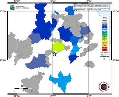 Mappa MCS - territori comuni
