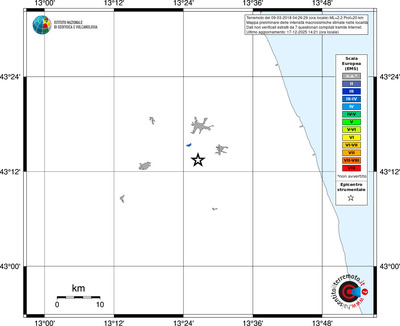 Mappa EMS - territori località