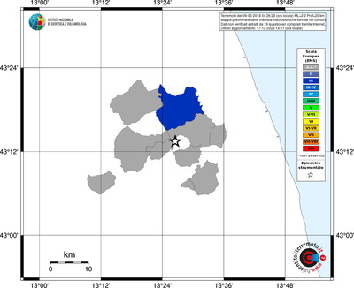 Mappa EMS - territori comuni