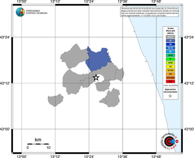 Mappa MCS - territori comuni