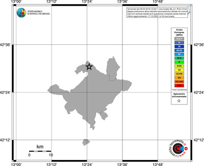 Mappa EMS - territori comuni