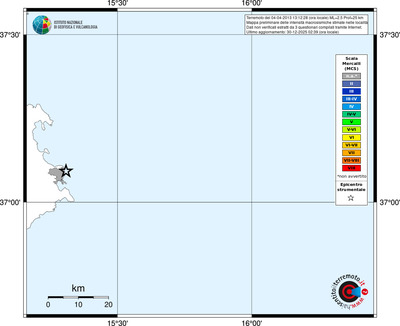 Mappa MCS - territori località