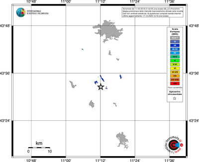 Mappa EMS - territori località