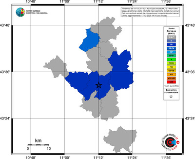 Mappa EMS - territori comuni