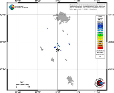 Mappa MCS - territori località