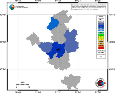 Mappa MCS - territori comuni
