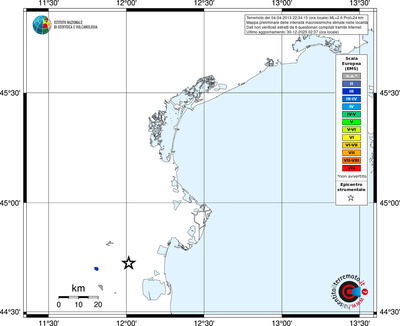 Mappa EMS - territori località