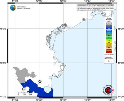 Mappa EMS - territori comuni