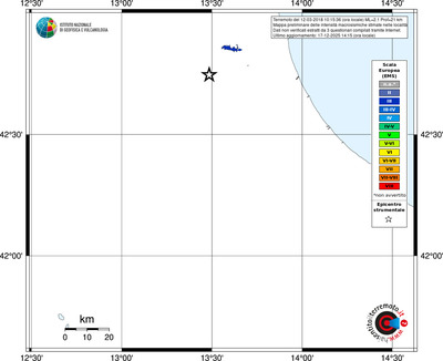 Mappa EMS - territori località