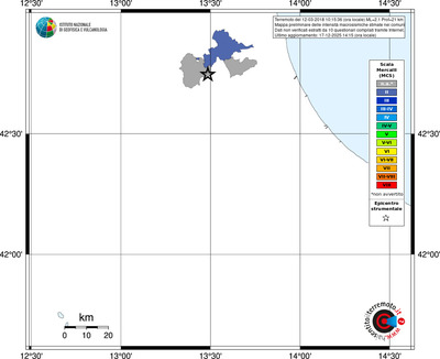 Mappa MCS - territori comuni