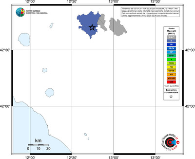 Mappa MCS - territori comuni
