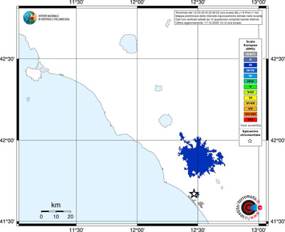 Mappa EMS - territori località