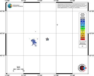 Mappa MCS - territori località