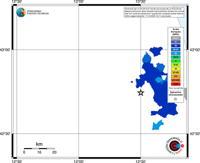 Mappa EMS - territori comuni