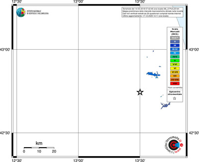 Mappa MCS - territori località