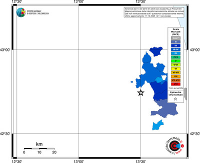 Mappa MCS - territori comuni