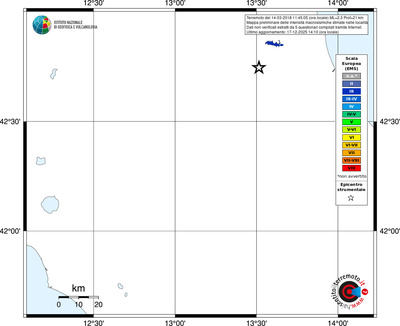Mappa EMS - territori località