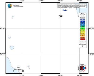 Mappa MCS - territori località