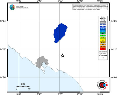 Mappa MCS - territori comuni