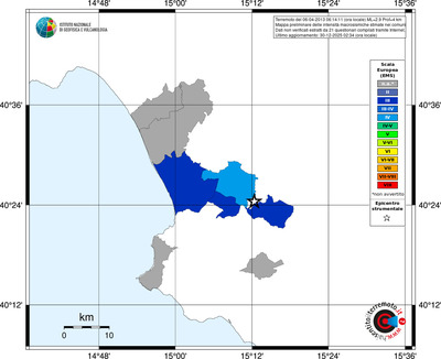 Mappa EMS - territori comuni