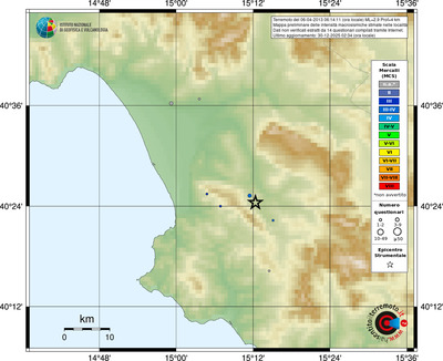 Mappa MCS - località