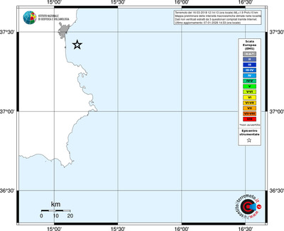 Mappa EMS - territori località