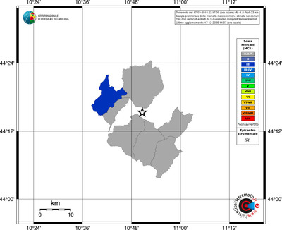 Mappa MCS - territori comuni