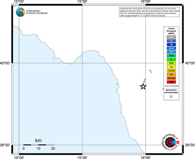 Mappa EMS - territori località