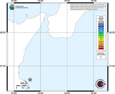 Mappa MCS - territori località