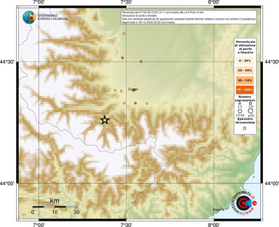 Mappa comuni con almeno 3 questionari