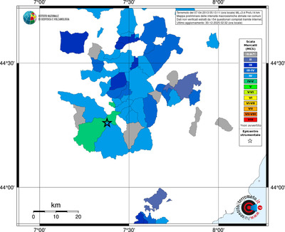 Mappa MCS - territori comuni