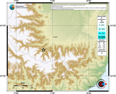 Mappa comuni con almeno 3 questionari