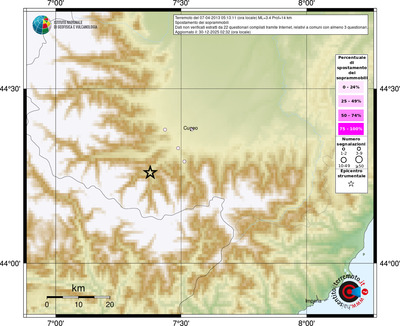 Mappa comuni con almeno 3 questionari