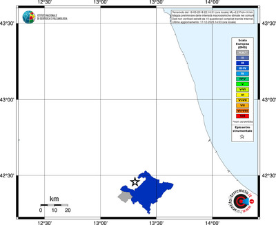 Mappa EMS - territori comuni