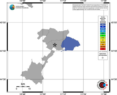 Mappa MCS - territori comuni